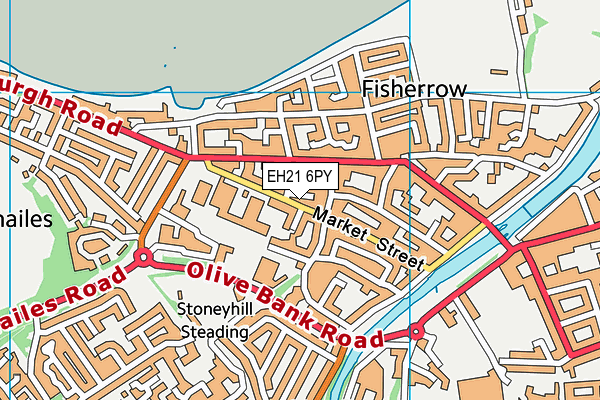 EH21 6PY map - OS VectorMap District (Ordnance Survey) EH21 6PY map - OS VectorMap District (Ordnance Survey)