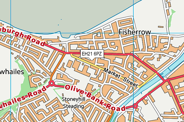 EH21 6PZ map - OS VectorMap District (Ordnance Survey) EH21 6PZ map - OS VectorMap District (Ordnance Survey)