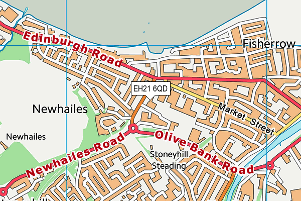 EH21 6QD map - OS VectorMap District (Ordnance Survey) EH21 6QD map - OS VectorMap District (Ordnance Survey)