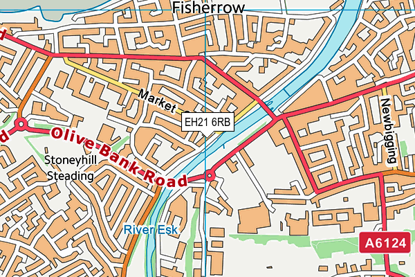 EH21 6RB map - OS VectorMap District (Ordnance Survey) EH21 6RB map - OS VectorMap District (Ordnance Survey)