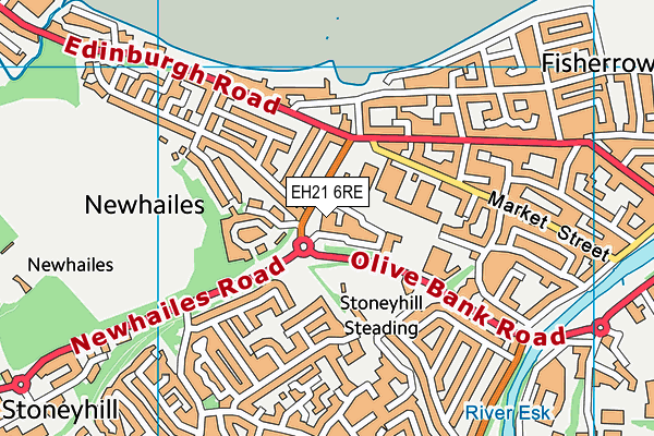 EH21 6RE map - OS VectorMap District (Ordnance Survey) EH21 6RE map - OS VectorMap District (Ordnance Survey)