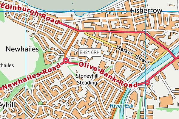 EH21 6RH map - OS VectorMap District (Ordnance Survey) EH21 6RH map - OS VectorMap District (Ordnance Survey)