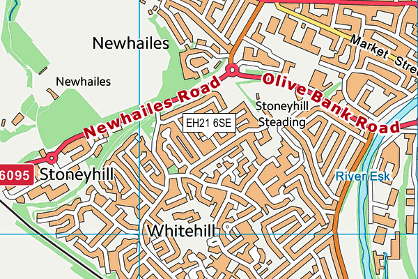EH21 6SE map - OS VectorMap District (Ordnance Survey) EH21 6SE map - OS VectorMap District (Ordnance Survey)