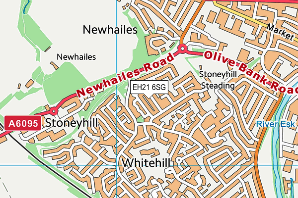 EH21 6SG map - OS VectorMap District (Ordnance Survey) EH21 6SG map - OS VectorMap District (Ordnance Survey)