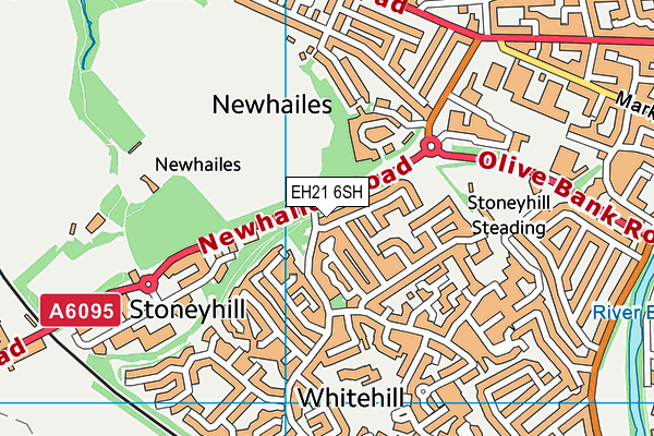 EH21 6SH map - OS VectorMap District (Ordnance Survey) EH21 6SH map - OS VectorMap District (Ordnance Survey)
