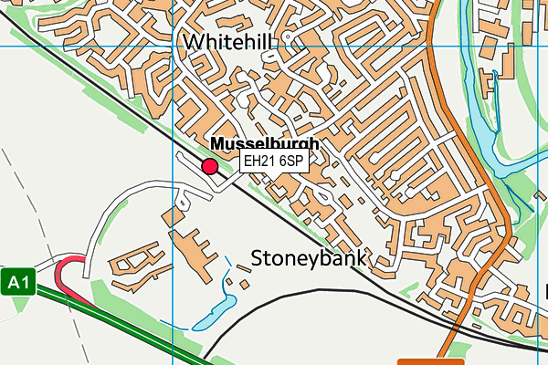 EH21 6SP map - OS VectorMap District (Ordnance Survey) EH21 6SP map - OS VectorMap District (Ordnance Survey)