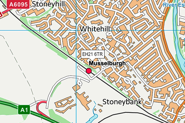 EH21 6TR map - OS VectorMap District (Ordnance Survey) EH21 6TR map - OS VectorMap District (Ordnance Survey)