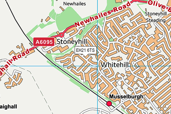 EH21 6TS map - OS VectorMap District (Ordnance Survey) EH21 6TS map - OS VectorMap District (Ordnance Survey)