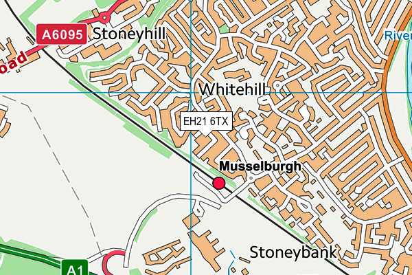 EH21 6TX map - OS VectorMap District (Ordnance Survey) EH21 6TX map - OS VectorMap District (Ordnance Survey)