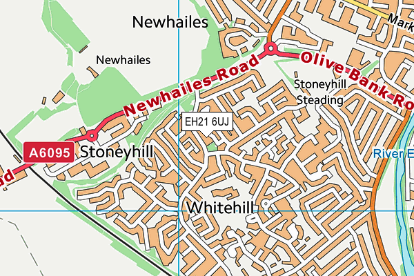 EH21 6UJ map - OS VectorMap District (Ordnance Survey) EH21 6UJ map - OS VectorMap District (Ordnance Survey)