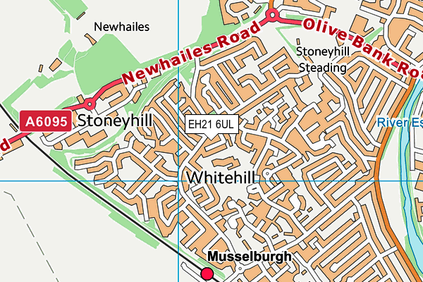 EH21 6UL map - OS VectorMap District (Ordnance Survey) EH21 6UL map - OS VectorMap District (Ordnance Survey)