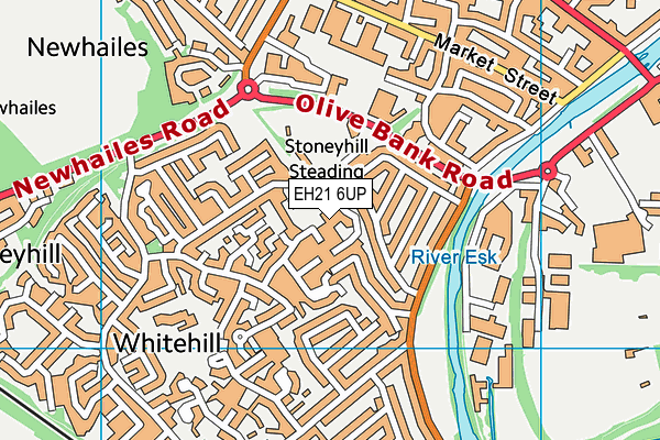 EH21 6UP map - OS VectorMap District (Ordnance Survey) EH21 6UP map - OS VectorMap District (Ordnance Survey)
