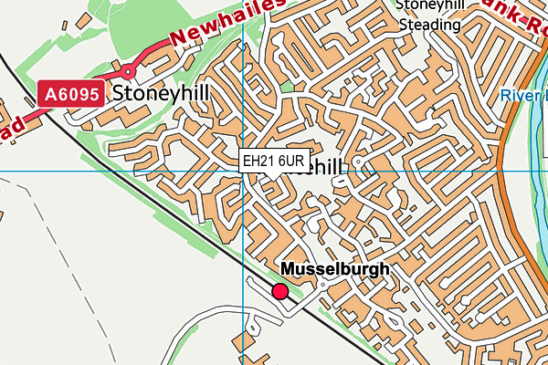 EH21 6UR map - OS VectorMap District (Ordnance Survey) EH21 6UR map - OS VectorMap District (Ordnance Survey)