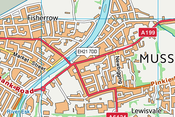 EH21 7DD map - OS VectorMap District (Ordnance Survey) EH21 7DD map - OS VectorMap District (Ordnance Survey)