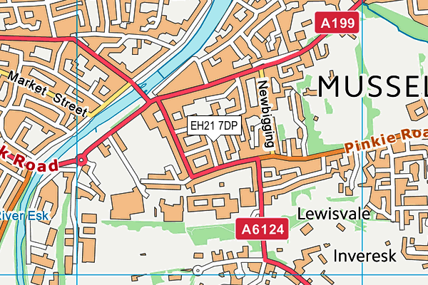 EH21 7DP map - OS VectorMap District (Ordnance Survey) EH21 7DP map - OS VectorMap District (Ordnance Survey)