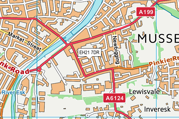 EH21 7DR map - OS VectorMap District (Ordnance Survey) EH21 7DR map - OS VectorMap District (Ordnance Survey)
