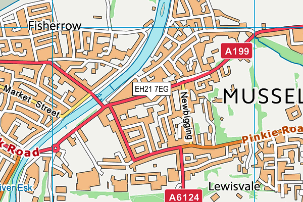 EH21 7EG map - OS VectorMap District (Ordnance Survey) EH21 7EG map - OS VectorMap District (Ordnance Survey)