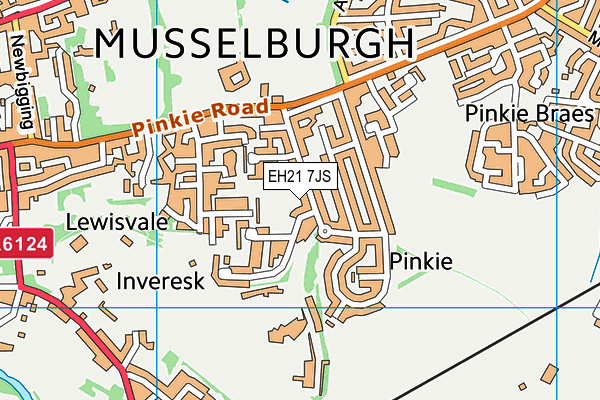EH21 7JS map - OS VectorMap District (Ordnance Survey) EH21 7JS map - OS VectorMap District (Ordnance Survey)