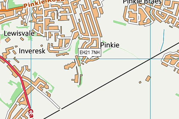 EH21 7NH map - OS VectorMap District (Ordnance Survey) EH21 7NH map - OS VectorMap District (Ordnance Survey)