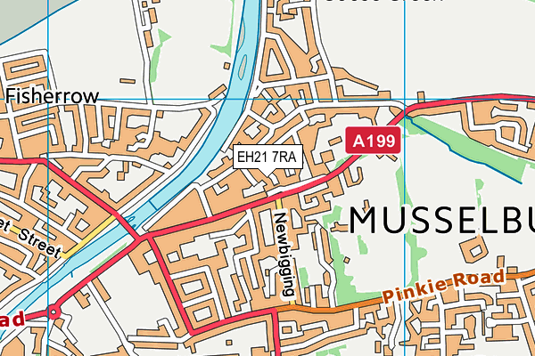 EH21 7RA map - OS VectorMap District (Ordnance Survey) EH21 7RA map - OS VectorMap District (Ordnance Survey)