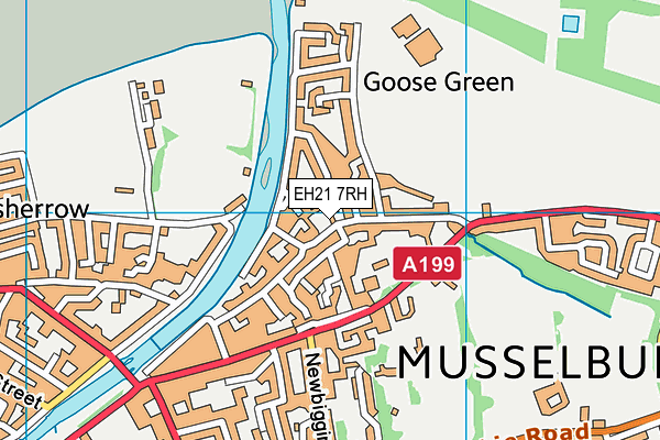 EH21 7RH map - OS VectorMap District (Ordnance Survey) EH21 7RH map - OS VectorMap District (Ordnance Survey)