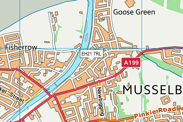 EH21 7RL map - OS VectorMap District (Ordnance Survey) EH21 7RL map - OS VectorMap District (Ordnance Survey)