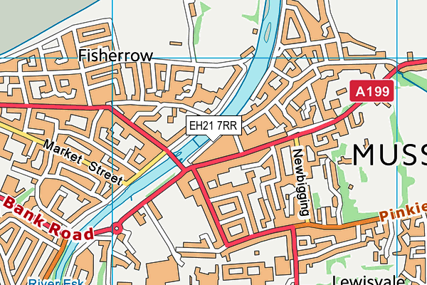 EH21 7RR map - OS VectorMap District (Ordnance Survey) EH21 7RR map - OS VectorMap District (Ordnance Survey)