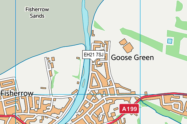 EH21 7SJ map - OS VectorMap District (Ordnance Survey) EH21 7SJ map - OS VectorMap District (Ordnance Survey)