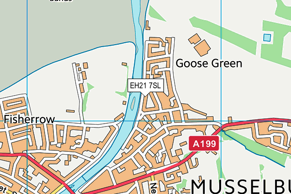 EH21 7SL map - OS VectorMap District (Ordnance Survey) EH21 7SL map - OS VectorMap District (Ordnance Survey)