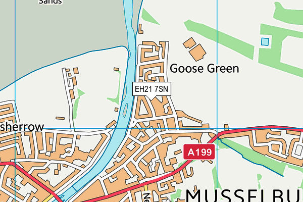 EH21 7SN map - OS VectorMap District (Ordnance Survey) EH21 7SN map - OS VectorMap District (Ordnance Survey)