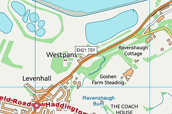 EH21 7SY map - OS VectorMap District (Ordnance Survey) EH21 7SY map - OS VectorMap District (Ordnance Survey)