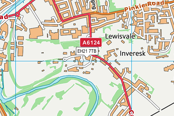 EH21 7TB map - OS VectorMap District (Ordnance Survey) EH21 7TB map - OS VectorMap District (Ordnance Survey)