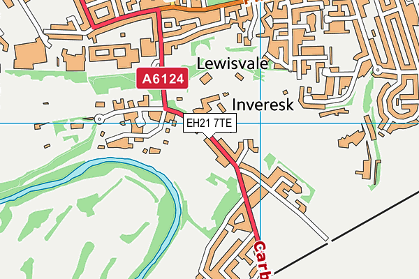 EH21 7TE map - OS VectorMap District (Ordnance Survey) EH21 7TE map - OS VectorMap District (Ordnance Survey)