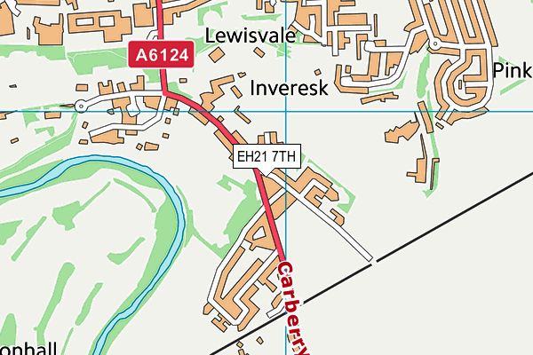 EH21 7TH map - OS VectorMap District (Ordnance Survey) EH21 7TH map - OS VectorMap District (Ordnance Survey)