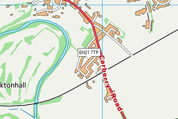 EH21 7TP map - OS VectorMap District (Ordnance Survey) EH21 7TP map - OS VectorMap District (Ordnance Survey)