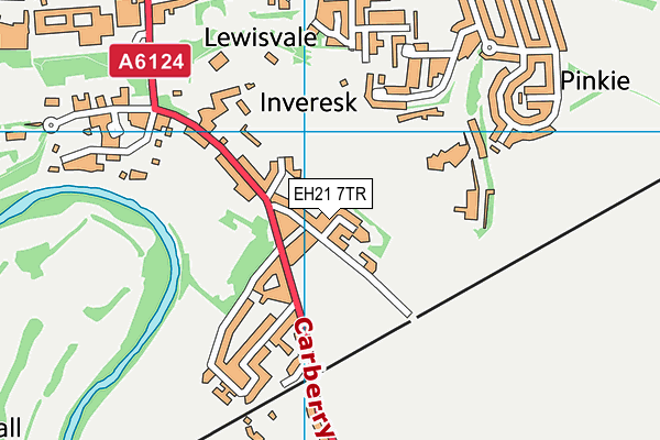 EH21 7TR map - OS VectorMap District (Ordnance Survey) EH21 7TR map - OS VectorMap District (Ordnance Survey)
