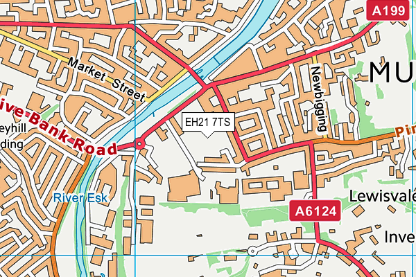 EH21 7TS map - OS VectorMap District (Ordnance Survey) EH21 7TS map - OS VectorMap District (Ordnance Survey)
