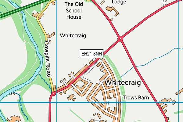 EH21 8NH map - OS VectorMap District (Ordnance Survey) EH21 8NH map - OS VectorMap District (Ordnance Survey)