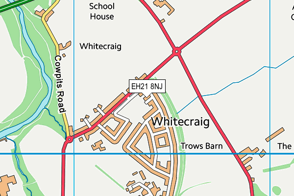 EH21 8NJ map - OS VectorMap District (Ordnance Survey) EH21 8NJ map - OS VectorMap District (Ordnance Survey)