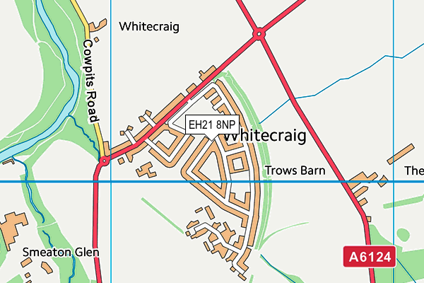 EH21 8NP map - OS VectorMap District (Ordnance Survey) EH21 8NP map - OS VectorMap District (Ordnance Survey)