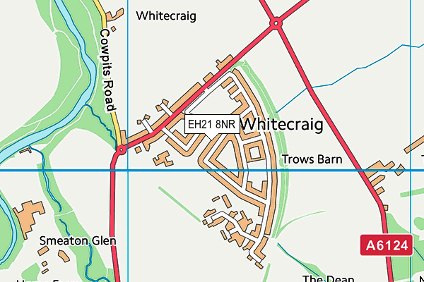 EH21 8NR map - OS VectorMap District (Ordnance Survey) EH21 8NR map - OS VectorMap District (Ordnance Survey)