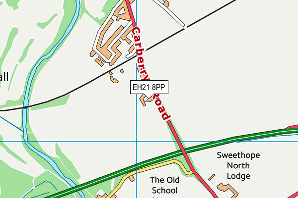 EH21 8PP map - OS VectorMap District (Ordnance Survey) EH21 8PP map - OS VectorMap District (Ordnance Survey)