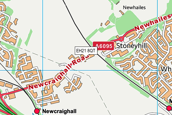 EH21 8QT map - OS VectorMap District (Ordnance Survey) EH21 8QT map - OS VectorMap District (Ordnance Survey)
