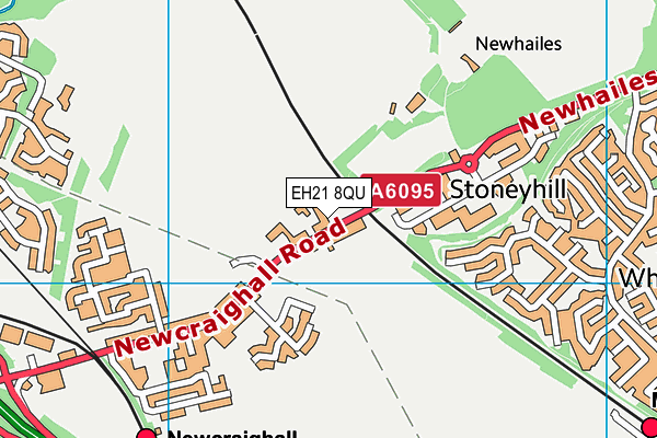 EH21 8QU map - OS VectorMap District (Ordnance Survey) EH21 8QU map - OS VectorMap District (Ordnance Survey)