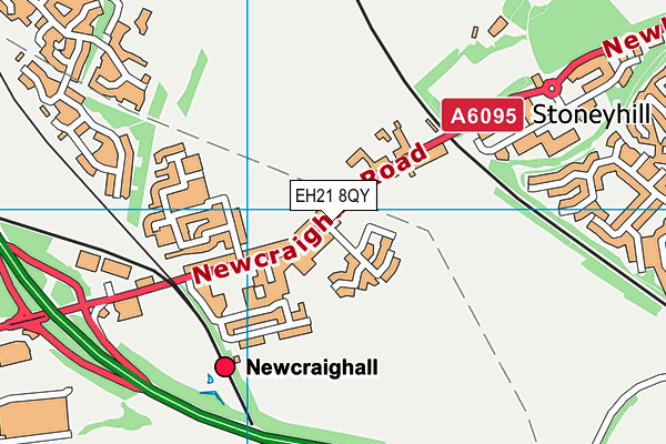 EH21 8QY map - OS VectorMap District (Ordnance Survey) EH21 8QY map - OS VectorMap District (Ordnance Survey)