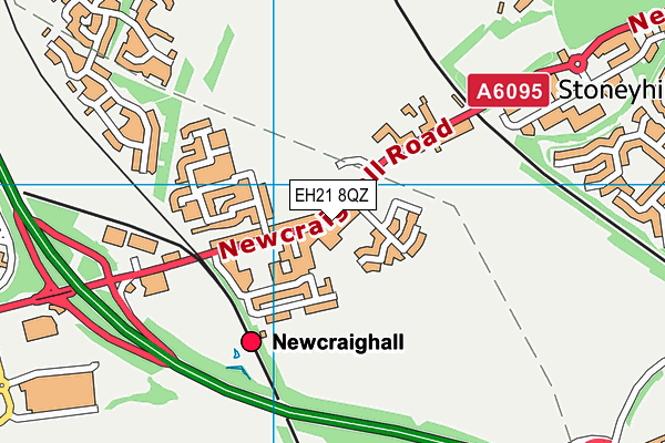 EH21 8QZ map - OS VectorMap District (Ordnance Survey) EH21 8QZ map - OS VectorMap District (Ordnance Survey)