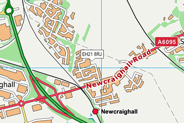 EH21 8RJ map - OS VectorMap District (Ordnance Survey) EH21 8RJ map - OS VectorMap District (Ordnance Survey)