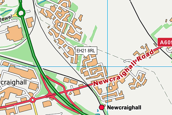 EH21 8RL map - OS VectorMap District (Ordnance Survey) EH21 8RL map - OS VectorMap District (Ordnance Survey)