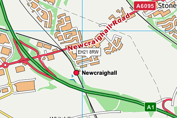 EH21 8RW map - OS VectorMap District (Ordnance Survey) EH21 8RW map - OS VectorMap District (Ordnance Survey)