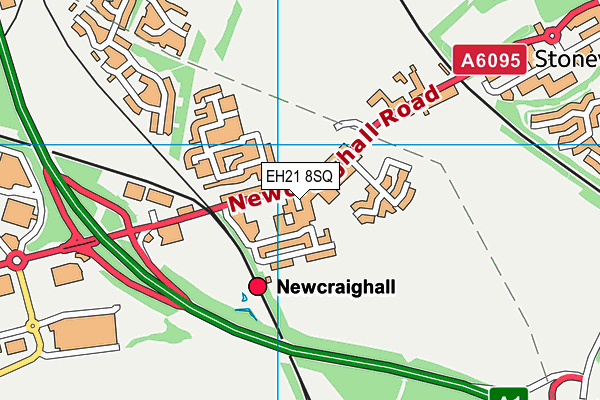 EH21 8SQ map - OS VectorMap District (Ordnance Survey) EH21 8SQ map - OS VectorMap District (Ordnance Survey)